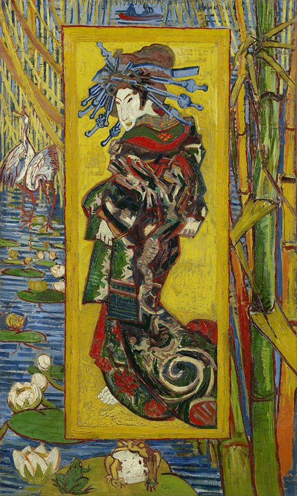 Courtesan, after Eisen art print by Vincent van Gogh for $57.95 CAD