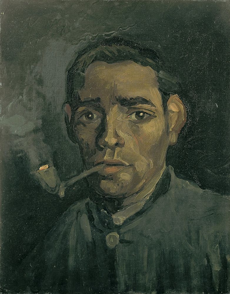 Head of a man art print by Vincent van Gogh for $57.95 CAD