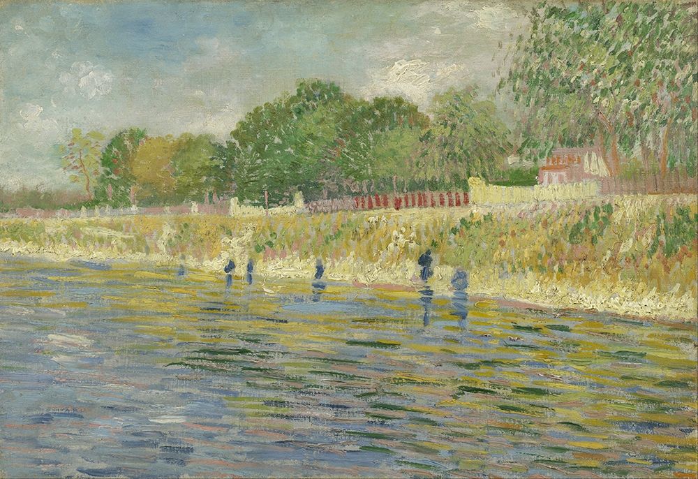 Bank of the Seine art print by Vincent van Gogh for $57.95 CAD