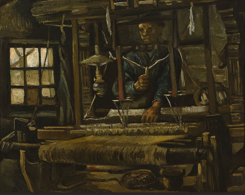A Weavers Cottage art print by Vincent van Gogh for $57.95 CAD