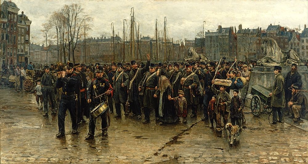 Transport of colonial soldiers art print by Isaac Israels for $57.95 CAD