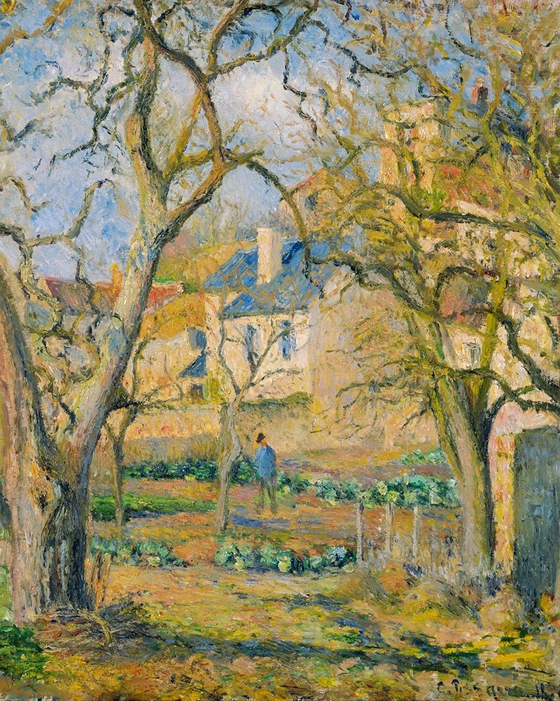 Vegetable Garden art print by Camille Pissarro for $57.95 CAD