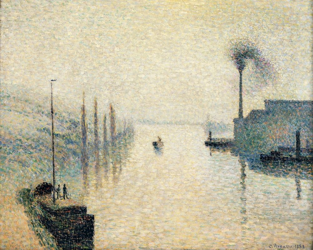 The Effect of Fog art print by Camille Pissarro for $57.95 CAD