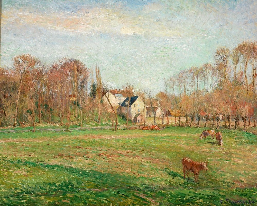 Field and Mill at Osny art print by Camille Pissarro for $57.95 CAD