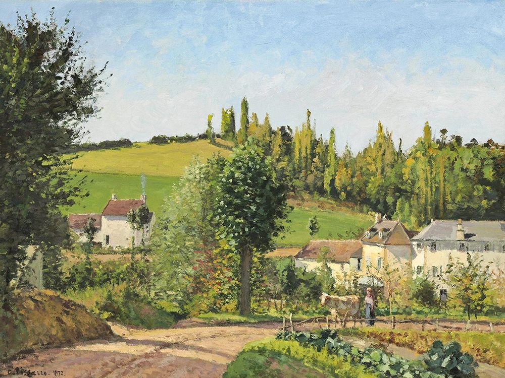 Hamlet around Pontoise art print by Camille Pissarro for $57.95 CAD