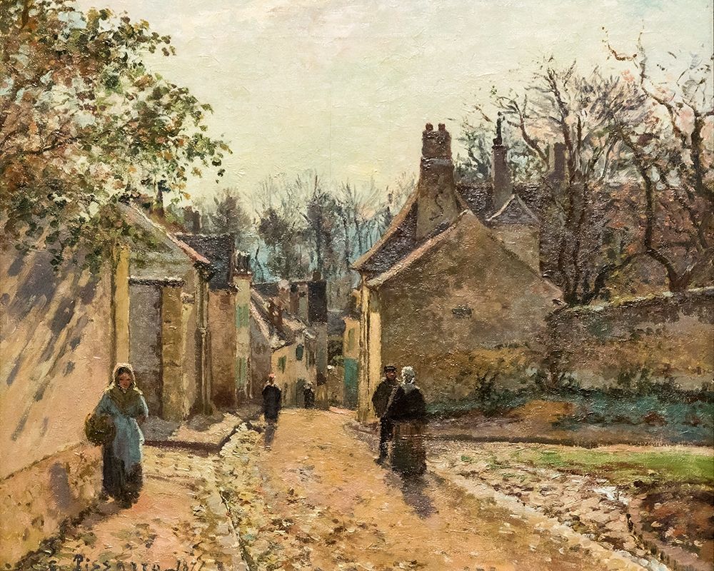 Voisins Street art print by Camille Pissarro for $57.95 CAD