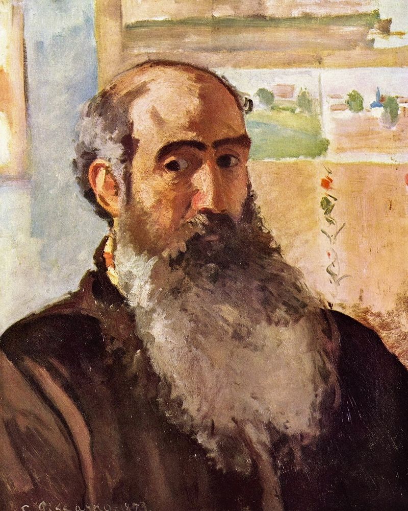 Self-portrait art print by Camille Pissarro for $57.95 CAD