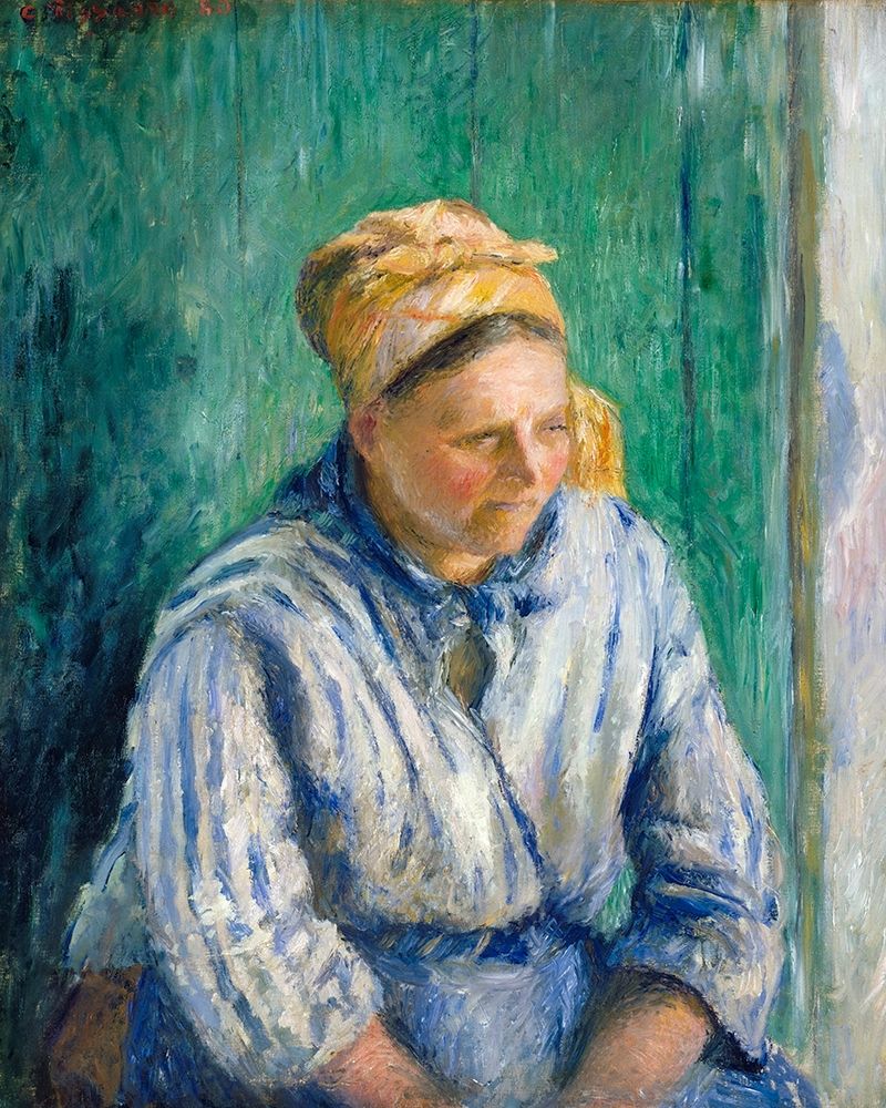 Washerwoman, Study art print by Camille Pissarro for $57.95 CAD