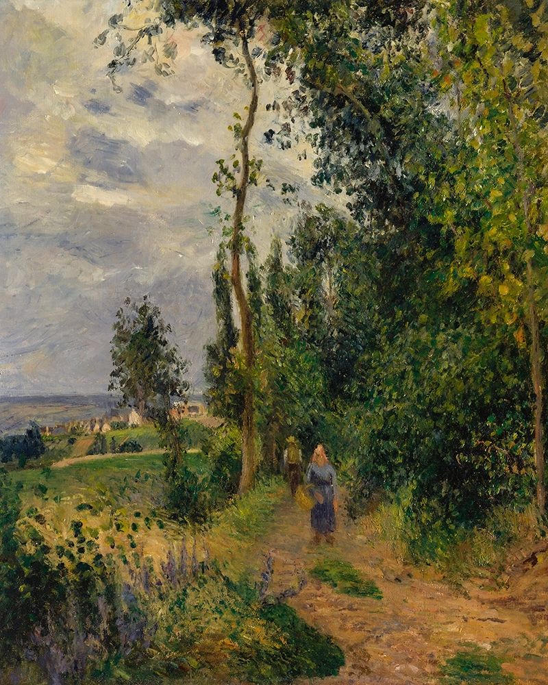 Cote des Grouettes, near Pontoise art print by Camille Pissarro for $57.95 CAD