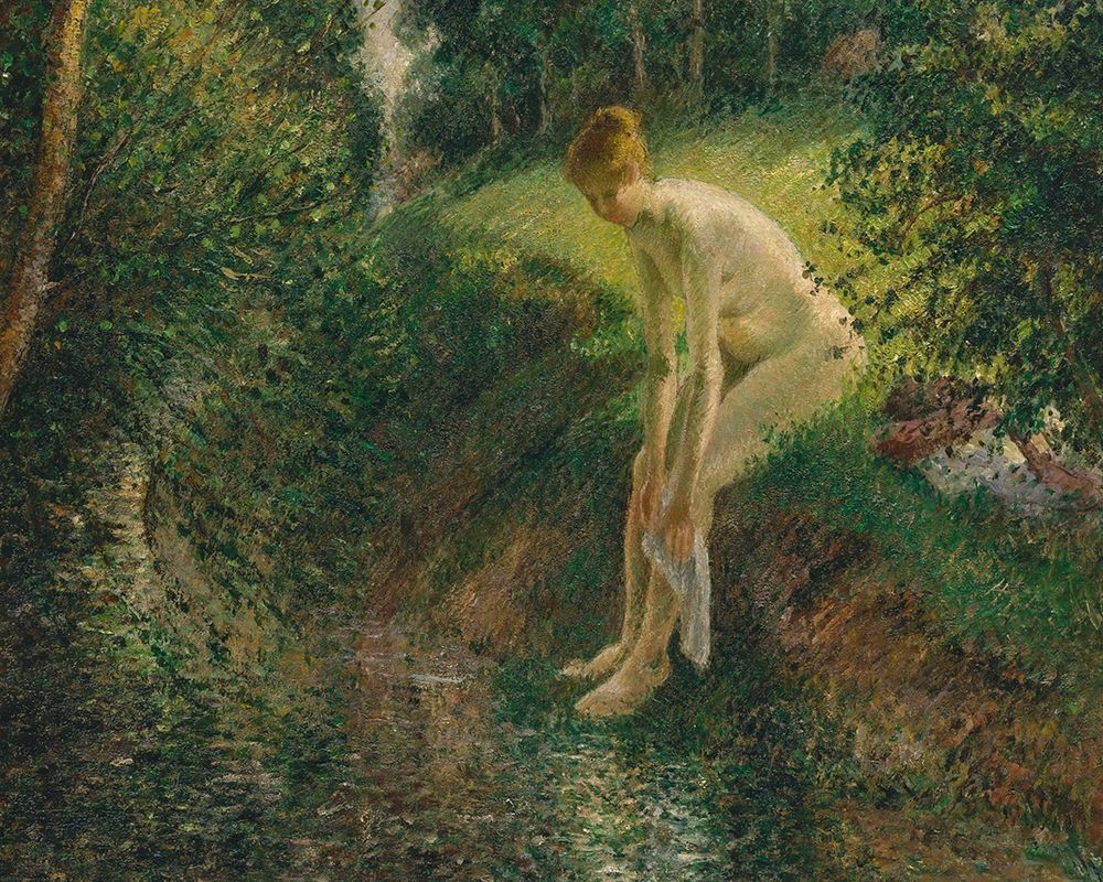 Bather in the Woods├é┬á art print by Camille Pissarro for $57.95 CAD