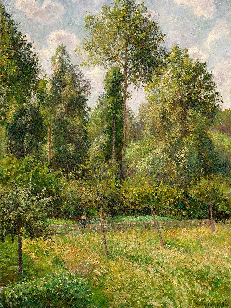 Poplars, Eragny art print by Camille Pissarro for $57.95 CAD
