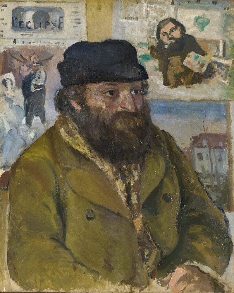 Portrait of Cezanne art print by Camille Pissarro for $57.95 CAD