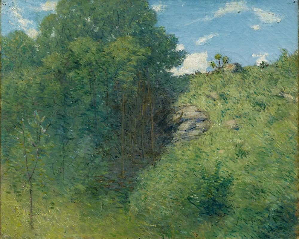 Ravine near Branchville art print by J Alden Weir for $57.95 CAD