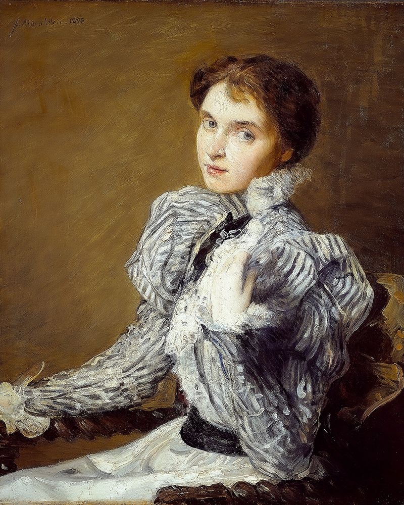 The Grey Bodice art print by J Alden Weir for $57.95 CAD
