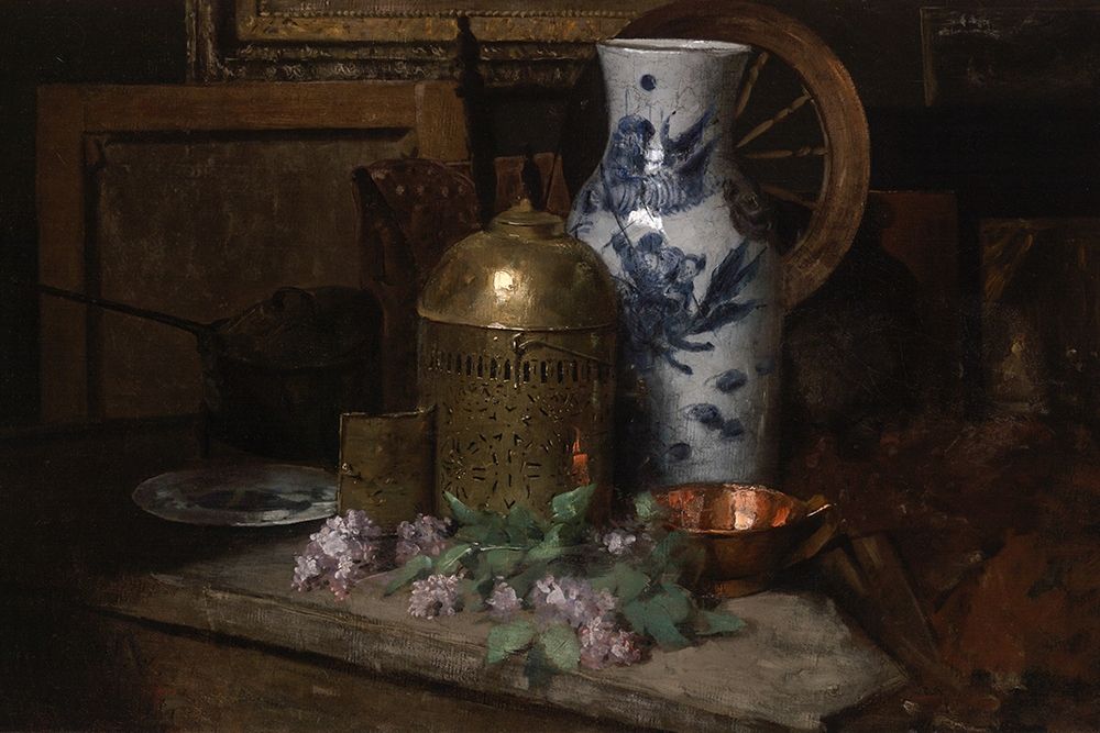Still Life in the Studio art print by J Alden Weir for $57.95 CAD