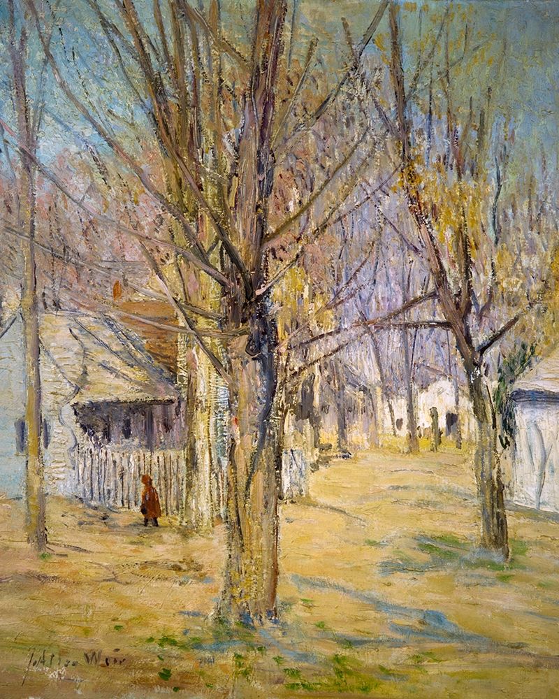 Connecticut Village-Going to School art print by J Alden Weir for $57.95 CAD