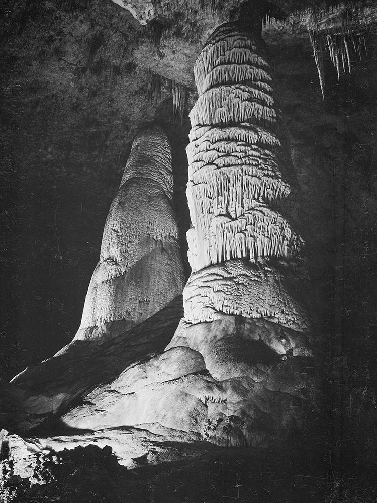 Hall of Giants-Big Room-Carlsbad Caverns National Park-New Mexico art print by Ansel Adams for $57.95 CAD