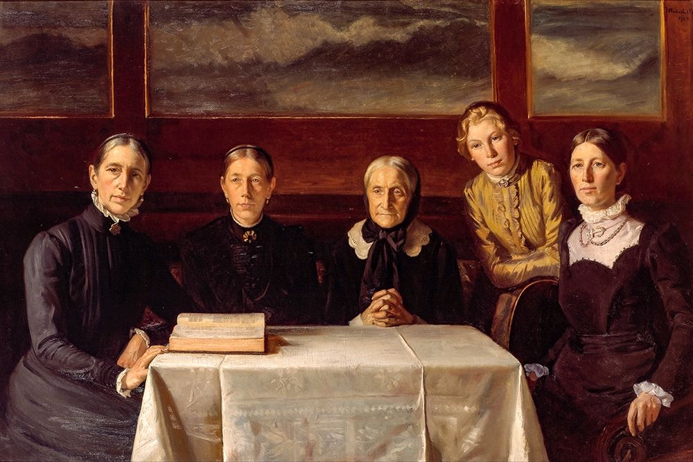Christmas Day 1900 art print by Michael Ancher for $57.95 CAD