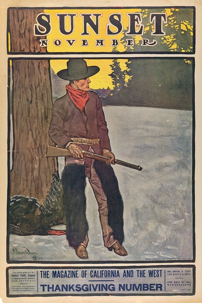 Thanksgiving Number, November art print by Sunset Magazine for $57.95 CAD