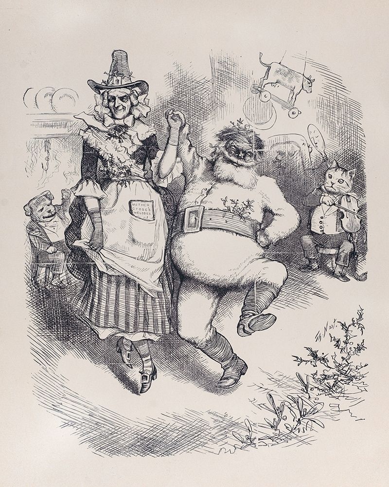 A Merry Christmas art print by Thomas Nast for $57.95 CAD