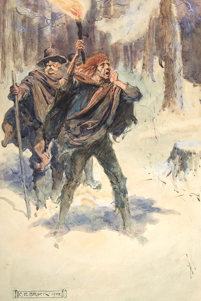 Illustration 1 for Little Peter A Christmas Morality for Children of Any Age art print by Charles Edmund Brock for $57.95 CAD