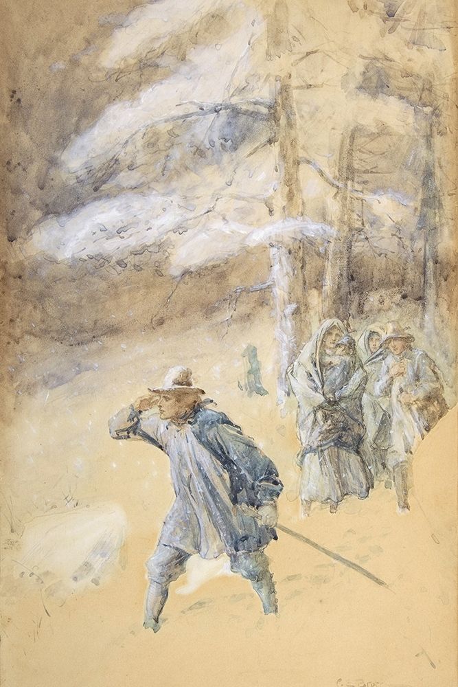 Illustration 4 for Little Peter A Christmas Morality for Children of Any Age art print by Charles Edmund Brock for $57.95 CAD