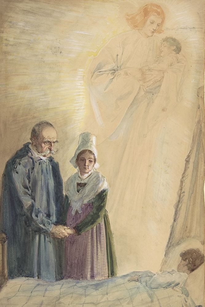 Illustration 5 for Little Peter A Christmas Morality for Children of Any Age art print by Charles Edmund Brock for $57.95 CAD