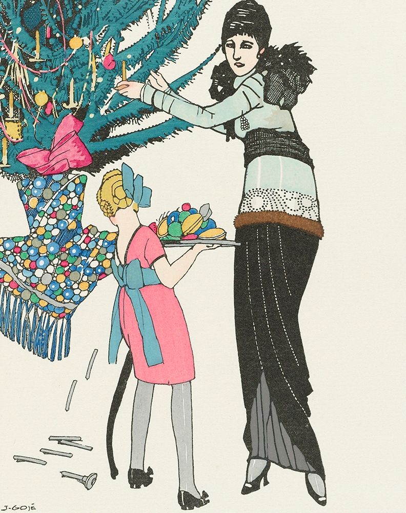 Christmas illustration art print by Francisco Javier Gose for $57.95 CAD