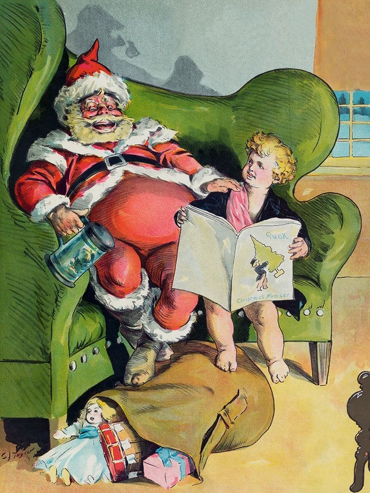 Christmas 1896 art print by J. Ottman Lithographic Company for $57.95 CAD