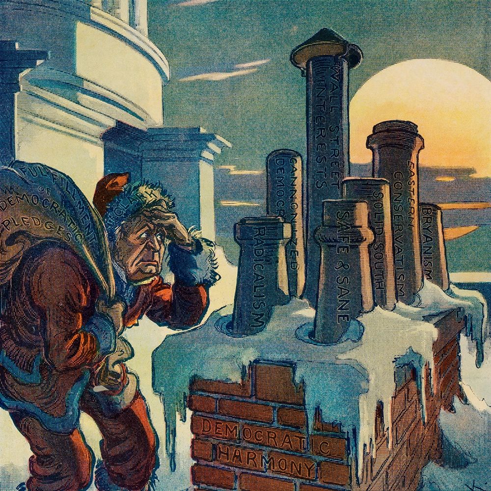 On the Democratic Roof art print by J. Ottman Lithographic Company for $57.95 CAD
