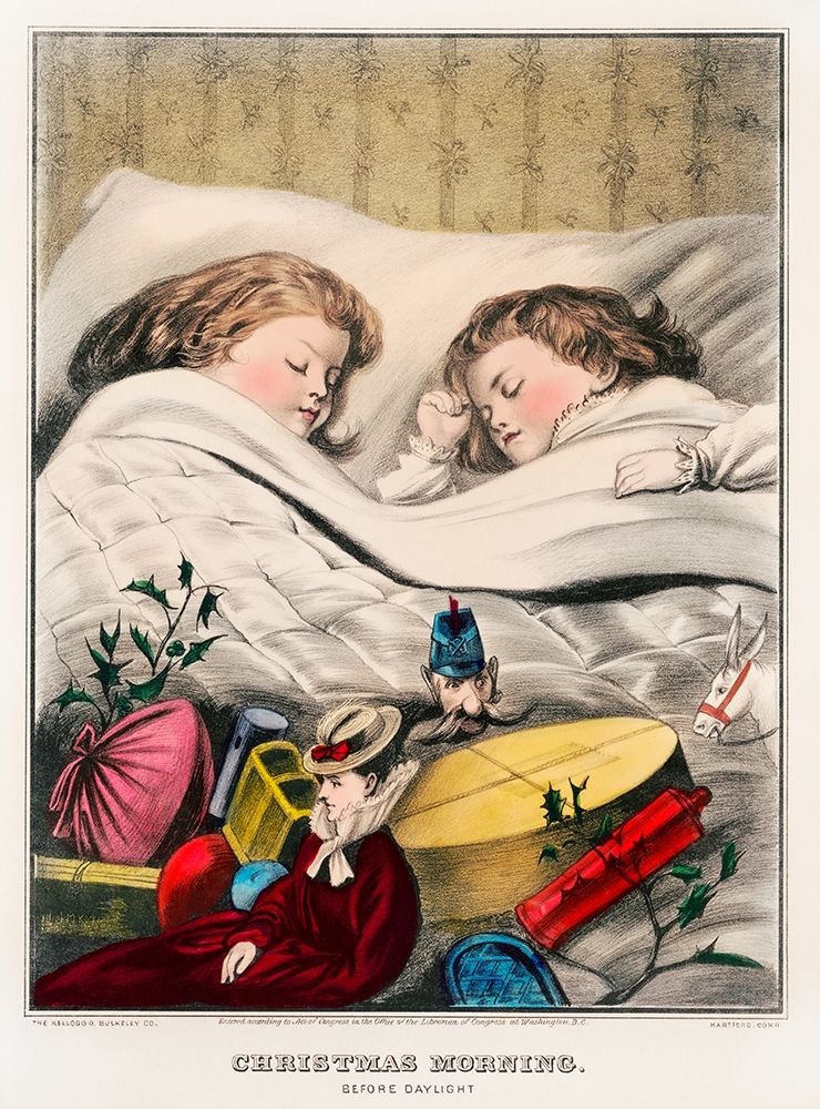 Christmas Morning Before Daylight art print by The Kellogg & Bulkeley Co for $57.95 CAD