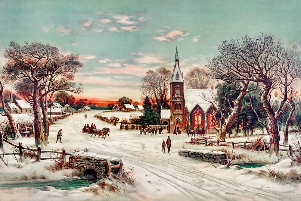 Christmas Eve art print by Hoover & Son for $57.95 CAD