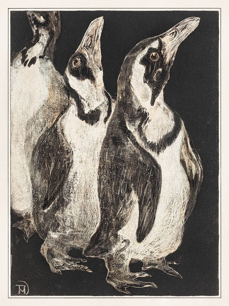 Three penguins art print by Theo van Hoytema for $57.95 CAD