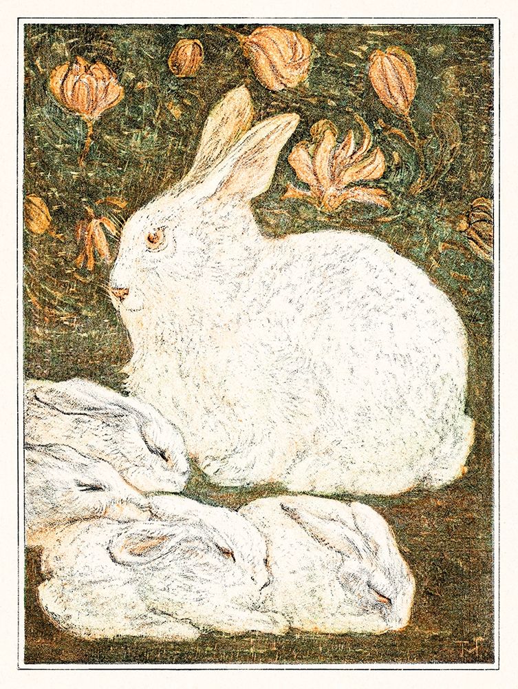 Rabbits art print by Theo van Hoytema for $57.95 CAD