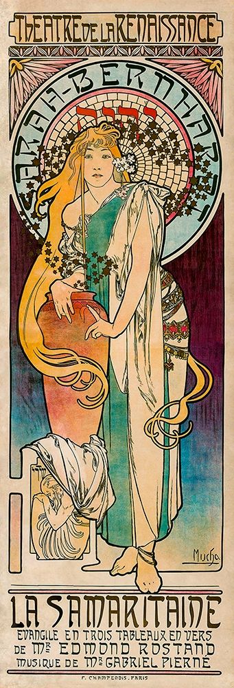 La Samaritaine art print by Alphonse Mucha for $57.95 CAD
