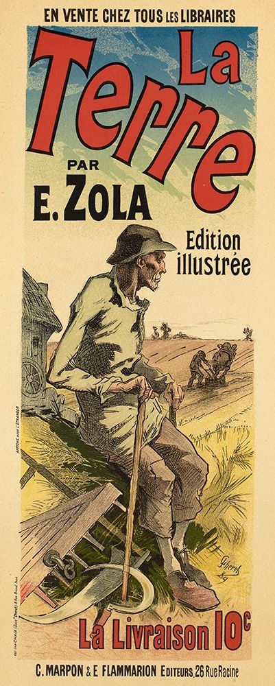 La Terre art print by Jules Cheret for $57.95 CAD