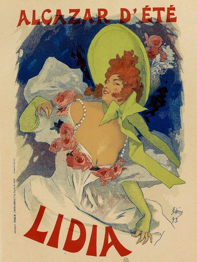 Alcazar Dete Lidia art print by Jules Cheret for $57.95 CAD