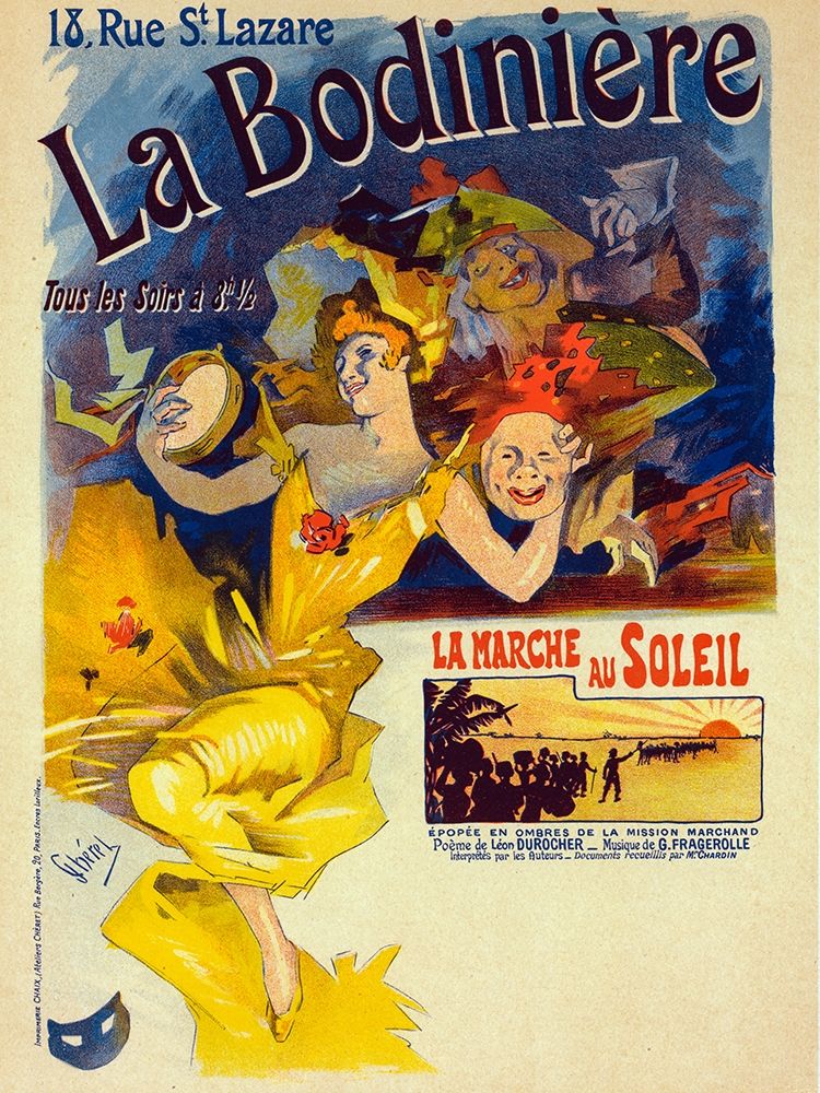 La Bodiniere art print by Jules Cheret for $57.95 CAD