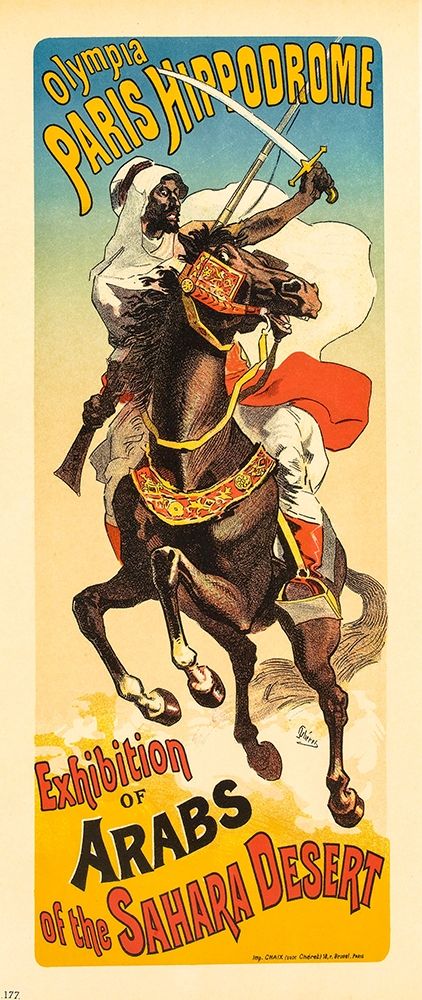 Olympia Paris Hippodrome art print by Jules Cheret for $57.95 CAD