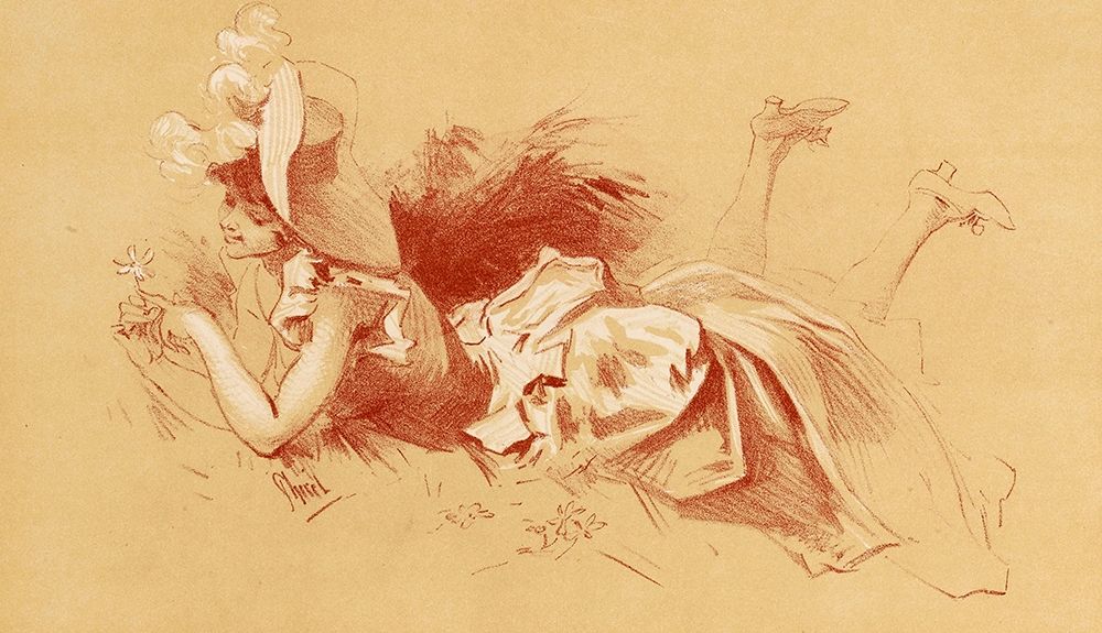 Dessin originel 1895 art print by Jules Cheret for $57.95 CAD