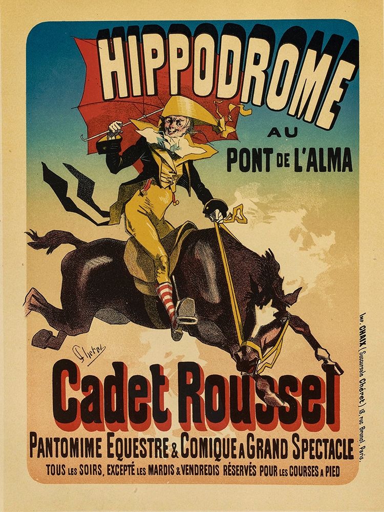 Cadet Roussel art print by Jules Cheret for $57.95 CAD