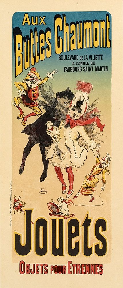 Aux Buttes Chaumont Plate 141 art print by Jules Cheret for $57.95 CAD