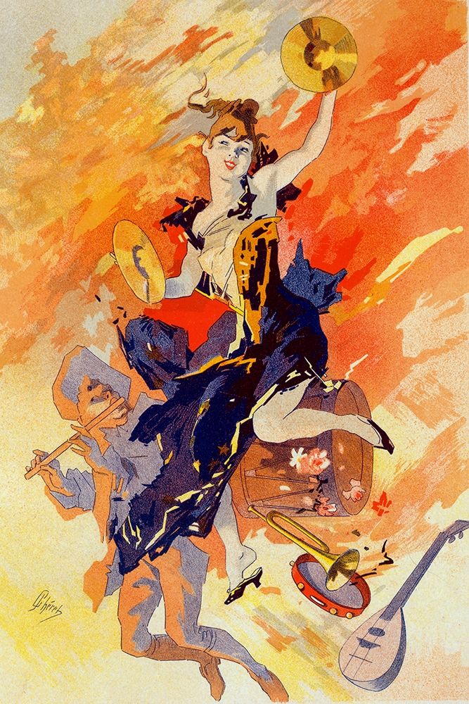 Masters of the Poster Plate 197 art print by Jules Cheret for $57.95 CAD