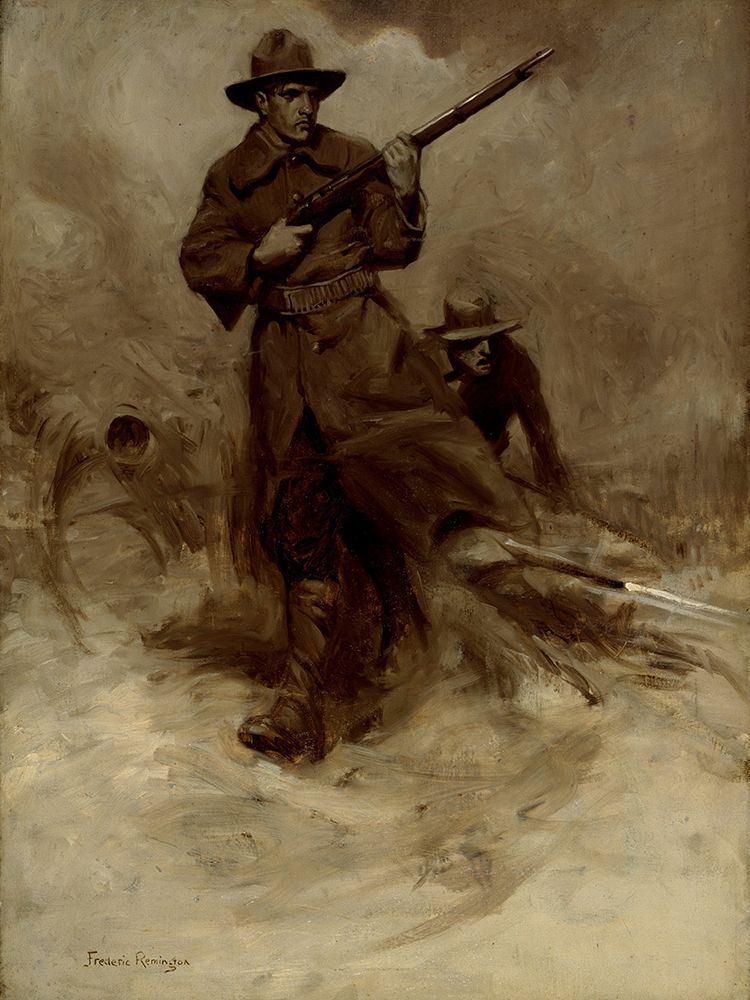 Spanish-American War Soldiers in Action art print by Frederic Remington for $57.95 CAD