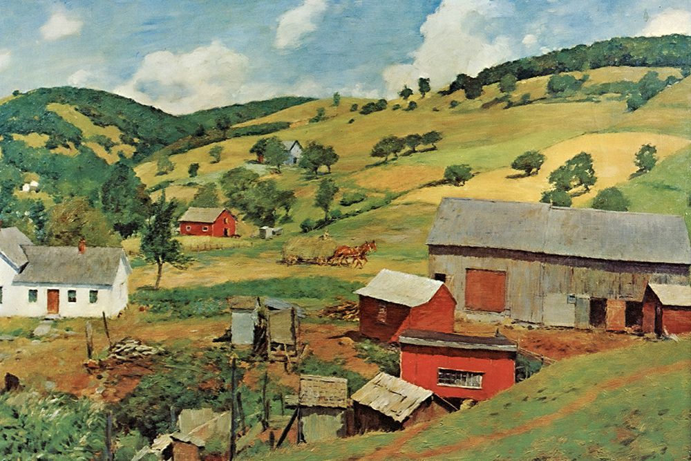Shreyvogel Farm art print by Charles Schreyvogel for $57.95 CAD