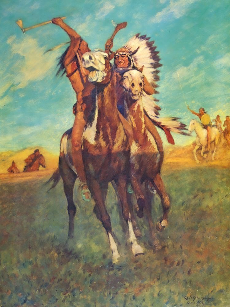 Fight to the Finish art print by Charles Schreyvogel for $57.95 CAD
