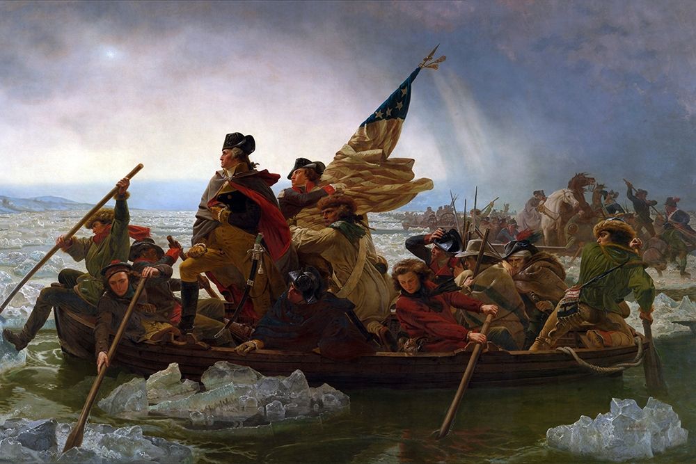 Washington Crossing the Delaware art print by Emanuel Leutze for $57.95 CAD