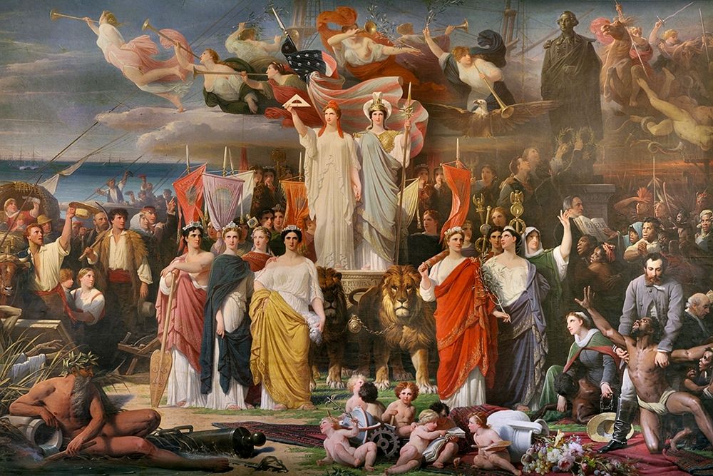 Genius of America art print by Adolphe Yvon for $57.95 CAD