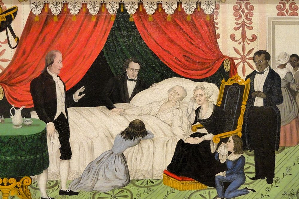 George Washington on His Deathbed art print by John Meister for $57.95 CAD