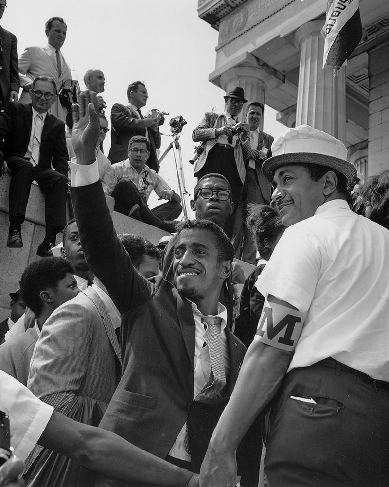 Civil Rights March on Washington-D.C. Actor Sammy Davis-Jr art print by Rowland Scherman for $57.95 CAD